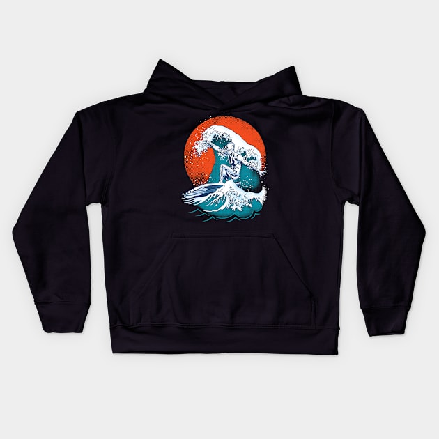 God of surf Kids Hoodie by Patrol